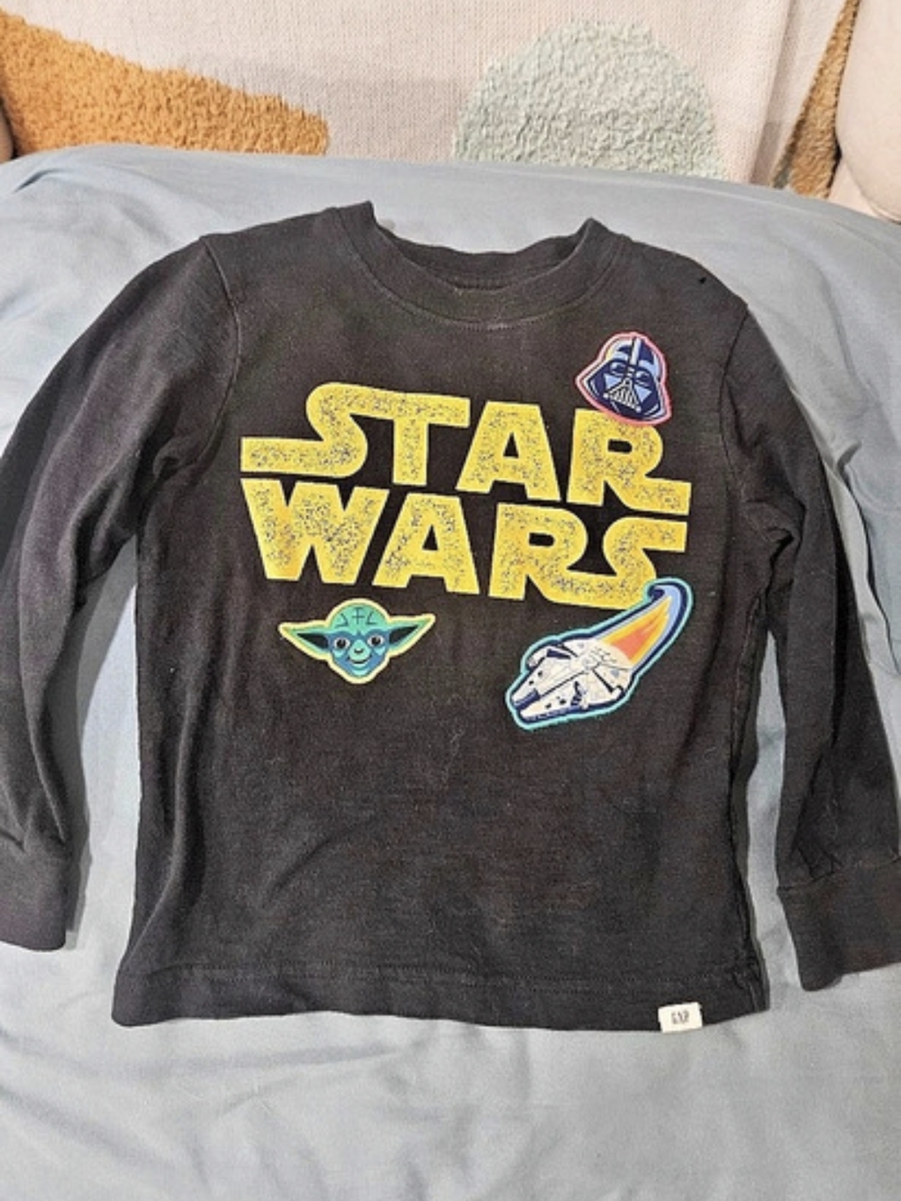 Gap x Star Wars Toddler Boys Long Sleeve Graphic Tee